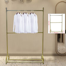 Garment Hanger Clothing Rack With Double Hanging Rod For Boutique Retail Store