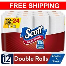 Scott Choose-a-sheet Paper Towels White 12 Double Rolls