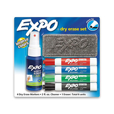 Low Odor Dry Erase Marker Starter Set Chisel Tip Assorted Whiteboard Eraser
