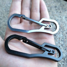 Stainless Steel Carabiner Key Chain Clip Hook Buckle Keychain Outdoor Hiking New