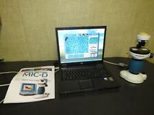 Olympus Mic-d Inverted Digital Microscope W Laptop Image Recording Software