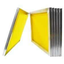 6 Pcs Pres-stratched Screen Printing Frame Aluminum 8x10 In With 200 Mesh Screen
