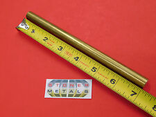 12 C360 Brass Solid Round Rod 7 Long H02 .50 Od New Lathe Bar Stock 12 Hard