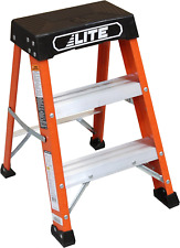 Lite 2 Fiberglass Step Stool Ladder 300-pound Capacity Type Ia Lp-3011-02