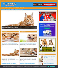 Pet Training Website Business For Sale Ready-to-launch With Free Installation