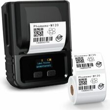 Phomemo M120 Portable Mini Thermal Label Maker Bluetooth Mobile Printer Wireless