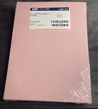 Lux 9 X 12 Presentation Folders Standard Two Pocket 100lb. Candy Pink 25pack