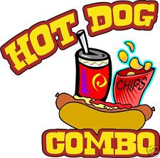 Concession Hot Dogs Hot Dog Cart Food Truck Vinyl Sign Sticker Decal 10