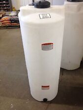 50 Gallon Vertical Poly Storage Plastic Tank Water Harvest Or Chemical Storage
