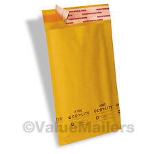 100 000 4x8 Ecolite Kraft Bubble Mailers Padded Envelopes Self Seal Bags