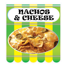 Food Truck Decals Nachos Cheese Restaurant Food Concession Sign Yellow