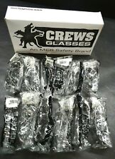 Lot Of 12 Case Pack Clear Crews Mcr Safety Glasses Checklite Cck110 2418572