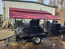 Pitmaster Boss Roof Bbq Smoker Grill Trailer Firewood Storage Mobile Food Truck