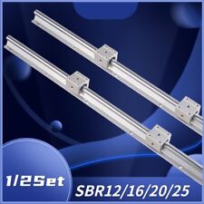 12 Set Sbr12162025 Linear Rail Shaftsbr12162025uu Bearing Blocks Cnc Diy