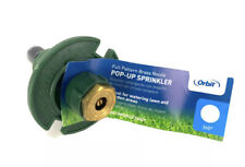 Orbit Pop-up Sprinkler Plastic Body With Brass Head Nozzle 360 Radius Mod 54027