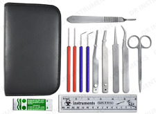Entomology Dissection Kit Surgical Instrumentsds-614 With Red Vinyls Tools Case