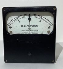 Vintage Roller Smith Dc Amperes Meter 0 -10 357807 Untested Ham Amateur Radio