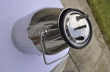 Milker Stainless Steel Milker Bucket Pail Jug 25 Liter Wlid And Linerpulsator