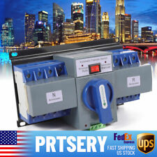 Dual Power Automatic Transfer Switch 4p Manual Generator 63a Changeover Cb 110v