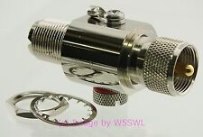 Surge Emp Protector Lightning Arrester 2ghz Gas Tube Uhf Male Female - By W5swl