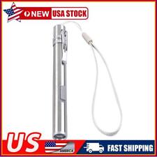 Usb Charging Led Flashlight Medical Pen Light Clip Pocket Nursing Lamp A
