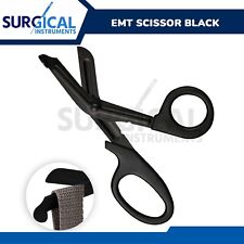 Full Tactical Black Emt Shears Scissors Bandage Paramedic Ems Supplies 5.5