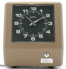 Amano Tiime Clock 6800 6807 No Key Power Tested Only