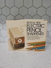 Vintage Boston Desktop Electric Pencil Sharpener Model 1800 Usa In Box