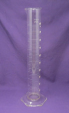 Pyrex Glass 1000ml Graduated Cylinder Single Scale Hex Base