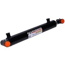 Hydraulic Cylinder Welded Double Acting 2 Bore 12 Stroke Cross Tube 2x12 New