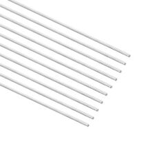 Pack Of 10 304 Stainless Steel Round Rods 1.5mm X 400mm Solid Shaft Rods