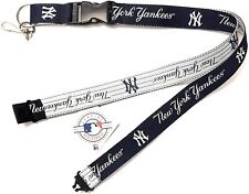 New York Yankees Lanyard Keychain Double Sided Breakaway Safety Design Adult...