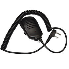 2 Pin Mini Speaker With Ptt Microphone For Kenwood Tk Series Two-way Radio
