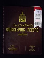 Vintage Dome Simplified Weekly Bookkeeping Record No 600 Unused Ledger