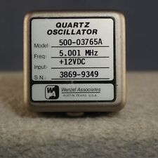 Wenzel Quartz Oscillator 5.001 Mhz Temperature Controlled Tested
