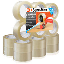 18 Rolls Carton Sealing Clear Packing Tape Box Shipping- 1.8 Mil 2 X 110 Yards