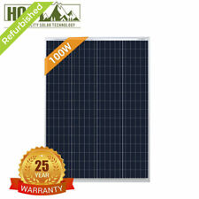 Hqst 100w Watt Poly Solar Panel 400w 300w 200w 12v 24v Off Grid Rv Camping