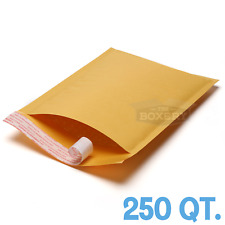 250 0 Kraft Bubble Padded Envelopes Mailers 6.5 X 10 From Theboxery