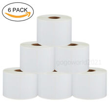 6 Rolls 2.25 X 1.25 1000 Direct Thermal Barcode Labels For Zebra Lp2824 2844