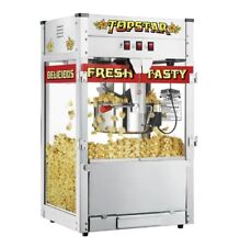 Commercial Industrial Home Bar Style Glass Steel Popcorn Machine Maker Durable