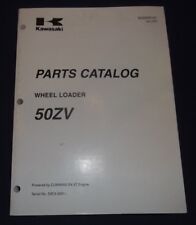 Kawasaki 50zv Wheel Loader Parts Catalog Book Manual B4.5t Engine 50c3-5001-up