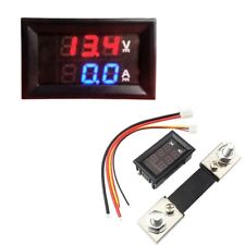 Led Digital Voltmeter Ammeter Ampere Voltage Panel Meter Dc 100v 10a 50a 100a