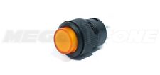 16mm Latching Push Button Switch On-off Wamber Led Lamp R16-503ad - Usa Seller