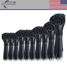 1000 Pcs Black Cable Zip Ties Assorted Sizes 4681012 Inch Heavy Duty Plastic