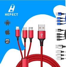 3 In 1 Fast Usb Charging Cable Universal Multi Function Cell Phone Charger Cord