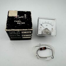 Vintage Rystl Panel Meter Direct Current Milliamperes 0-100 Ma 1.75 Nos