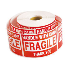 2 Rolls 1000 2 X 3 Fragile Handle With Care Stickers Labels