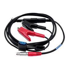 New External Power Cable With Alligator Clips For Topcon Gps Hiper Or Hiper Lite