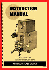 Doall Band Saw Blade Butt Welder Hsw 50 Operator Owners Parts Manual 1238