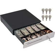 Cash Register Drawer For Pos Point Of Sale System 16 Stainless Steel Fron...